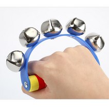 방울달린 핸드 탬버린 2종 유치원 리듬악기 공룡장난감 추천장난감 학용품