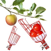 과일 수확 따기 정원 바구니 선택기 온실 오렌지 컬렉션 포수 농장 원예 도구 베이 베리, 없음