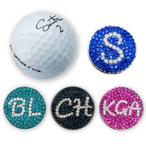 아이엠 수제 이니셜 골프 볼마커 골프공마킹 선물, 정자체, INIT(1글자), 13_블랙핑크