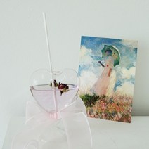 하트 디퓨저 공병 용기 병 100ml 디퓨져 만들기 재료 DIY 꽃병 화병, 상세페이지 참조, 상세페이지 참조
