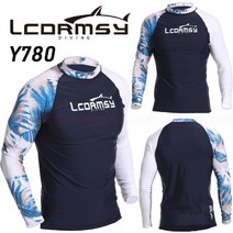 디스커버리레쉬가드 네셔널지오그래픽래쉬가드NWT LCDRMSY 남성용 래쉬 가드 비치 긴 소매 서핑 수영 탑, 10 Y780