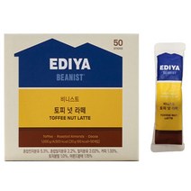 이디야커피 토피넛 라떼 스틱 50개 20g 이디아 비니스트 토피넛 라떼, 이디야커피 토피넛 라떼 50개