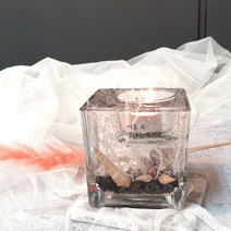 달빛마녀캔들 (2set 키트) 화이트산호 바다젤캔들 홀더 DIY 만들기 재료, 1세트, 복숭아피치