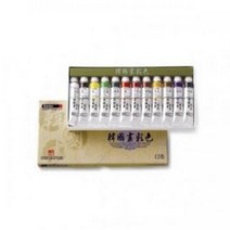 PGM1*^몰신한 한국화 물감 세트 20ml 12색 학원 미술용 수업용 학습용 그림 학교 교육용 동양화 화물감^*1췤pgm, a^^*옵션없슴