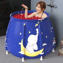 L.ONLINESHOP미니욕탕 가정용 반신욕기 접이식욕조 이동식욕조 반신욕욕조 히노끼욕조 휴대용욕조, 타입4