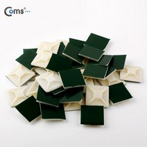 라이트컴 Coms T6825 사각 케이블타이 마운트 TM-40 100pcs 40mm x 홀더 선 정리 [G] 배선정리-케이블 타이