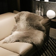 양털러그 유럽 순양모 흙쇼파패드 양털카페트 거실침실 야 비안 카페트 털가죽일체형 매트창문가 깔고앉는매트 매트