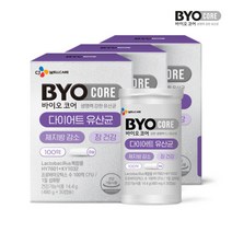 CJ웰케어 바이오코어 다이어트 유산균 + 쇼핑백 증정, 30캡슐, 3개