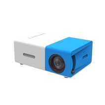 프로젝터 빔 미니 LCD Yg300 pro led 는 1080p hdmi 호환 usb, 파란색 흰색, 미국 플러그