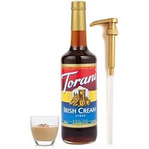 토라니 Torani 커피 시럽 25.4온스 펌프포함, 아이리쉬 크림
