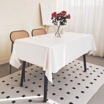 유스몰 무지 테이블보 박람회 전시회 행사용 테이블보, 화이트, 특대 (320*145)