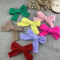 30mm / 7칼라 앙고라 니트 테이프 겨울레이스 헤어핀 리본 DIY, 1마, 레드