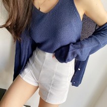 브이와이 여자 데일리 슬리브리스 FW 덤블 색상 티셔츠