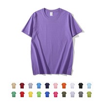 25 칼라 면 남녀공용 레이어드 데일리 무지 반팔티 티셔츠 S-XXXXL