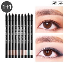 [본사공식] 리르 룩스 젤 워터프루프 펜슬 아이라이너 1+ 1, 선택1:젤_펄블랙|선택2:+로즈버건디, 단품