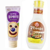 오뚜기 갈릭아이올리소스 +복음자리 블루베리잼