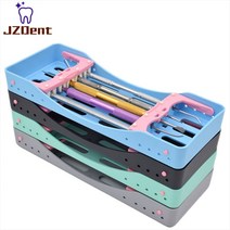 이동식공구함 다용도공구함 1 pc 치과 새로운 도착 135 ℃ 살균 상자 5 도구 치과 도구 치과 실험실 악기에 대 한 autoclavable 악기, 회색