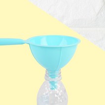 손잡이깔때기 페트병깔대기 미니 플라스틱 깔대기 다용도깔대기, (대형)