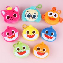 캐릭터 핑크퐁 호기 상어가족 윌리엄 가방고리 인형, 할아버지상어