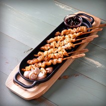 푸드장 수제꼬치 14종 모음, 1팩, 닭스킨꼬치 6개(200g)