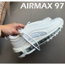 [나이키] 스테디셀러 Nike AIR MAX 에어맥스 97 트리플 화이트 WHITE 깔끔한 남자운동화 남녀공용운동화 커플운동화 유행안타는 기본 스니커즈 운동화