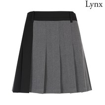 링스골프 여성 사이드 배색 주름 큐롯 스커트(L21C1PC386)