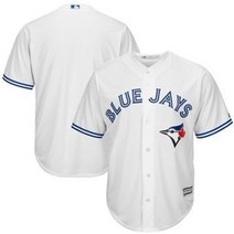 MLB 블루제이스 야구복 유니폼 화이트 블루 티 반팔 호환상품