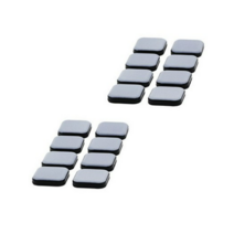 이지슬라이드 가구 슬라이딩 패드 부착형 사각 22mm 8p, 4개