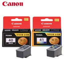 캐논 PG40 CL41 IP1980 MP160 IP2580 IP1880 정품잉크, 1개, PG40 CL41세트