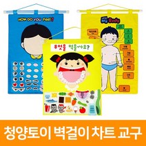 [우림문구]청양토이 벽걸이차트교구, 무엇을먹을까요