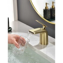 황동구리엔틱유럽풍 빈티지수전 화장실수도꼭지세면대, 그레이