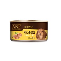 에이엔에프 강아지 간식캔, 치킨순살맛, 24개입