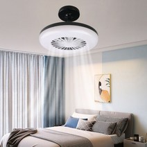 천정팬 조명 우드 간편설치 저소음 천장형선풍기 안방 인테리어 선풍기, AC220V 24W