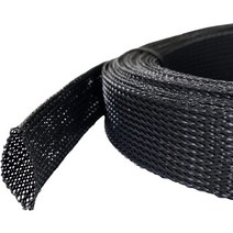 1/3/5/10MLengthBlack 케이블 부싱 절연 꼰 부싱 데이터 케이블 보호 와이어 및 케이블 난연성 나일론, 01 1 Meter_04 6 mm