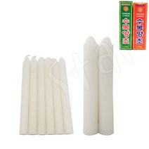 수복 양초 2p 2.8cm 6p 2cm 초 촛불 제사 추석 설날 명절 기념 행사, ( 2p 20x2.8cm )