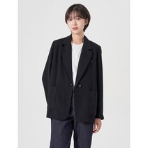 블랙 아웃포켓 싱글 재킷 (322811LY15)