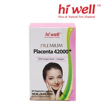 하이웰 프리미엄 플라센타(양태반) 42000+&포도씨+콜라겐 60베지캡슐 1EA 뉴질랜드 본사 출고