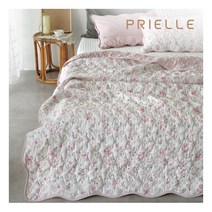 [쁘리엘르] 앨리스 고주파 피치스킨 스프레드베개커버세트Q