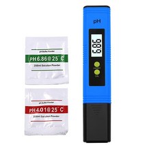 분광계 광도계 적외선 PH 측정기 0.01 0-14 측정 범위의 수질 테스터 용 고정밀 적합한 수족관 수영장, Blue, Blue