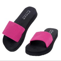2017 Ultralight Home Womens Summer Slipper Mid Heel Sandal Muffin 플랫폼 신발