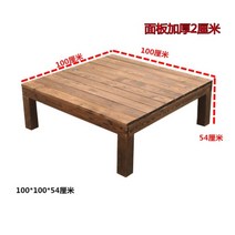 테라스 평상 베란다 평상 마루 발코니 정원 야외 옥상, 1㎡, 길이 100폭 100높이 54cm 플랫폼