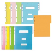 [성실한오피스] 칼라 정부화일 황화일 문서 정리 철 (10개입), 1개, 정부화일(PP재질)_노랑