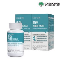 유한 식물성 MSM 240정 2개, 단품, 단품