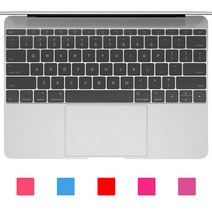 트루커버 맥북 키보드 보호 컬러 키스킨 7color, 뉴맥북 12인치(A1534), 핑크 1개