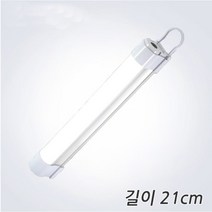 에디슨 충전식 LED 21cm 소 3000mAh 스틱랜턴 6W 캠핑 후레쉬 야외 실내등 비상등 램프 조명 차박 등산 차량수리등 작업등 보조배터리, 01. 소(21cm)