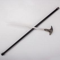 독수리 검 지팡이 호신 장식 선물 등산 스틱 소품, 60° 이상, 45cm, 검은 색