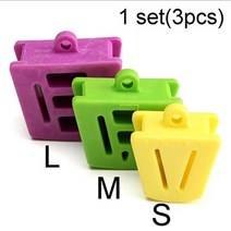 경추 견인기 치과 교합 패드 치아 소품 물린 고무 오프너 견인기 치과 도구 치과 도구, 1세트(3개)