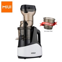 과즙기 MIUI 슬로우 쥬서 7 단계 스파이럴 콜드 프레스 추출기 특허받은 무 필터 기술 세척이 간편한 대구, 03 White_02 110V