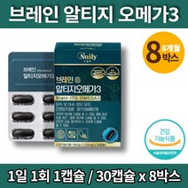 코스트코 프리미엄 징코 트루 알티지 오메가3 리 스리 RTG 생선오일 지방산 플라보놀배당체 GINKO 20대 30대 노인 영양제, 8박스
