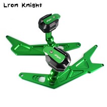 가와사키닌자 가와사키 ninja250 ninja300 ninja 250 300 오토바이 낙하 방지 프레임 슬라이더 페어링 가드 anti crash pad protector 호환, 초록, 1개